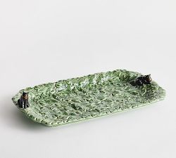 Fantastical Forest Stoneware Bear Serving Platter