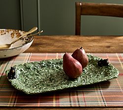 Fantastical Forest Stoneware Bear Serving Platter