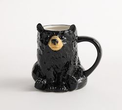 Fantastical Forest Stoneware Figural Mugs