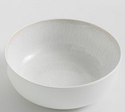 Modern Reactive Glaze Stoneware Cereal Bowls - Set of 4