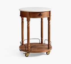 Scarlett Marble Bar Cart