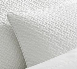 400-Thread-Count Sateen Quilted Lumbar Pillow Cover