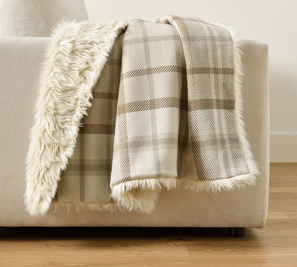 Winslow Plaid Throw by Pottery Barn