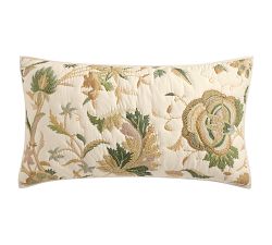 Lydia Palampore Embroidered Quilted Sham