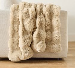 Cascade Faux Fur Throw