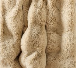 Cascade Faux Fur Throw