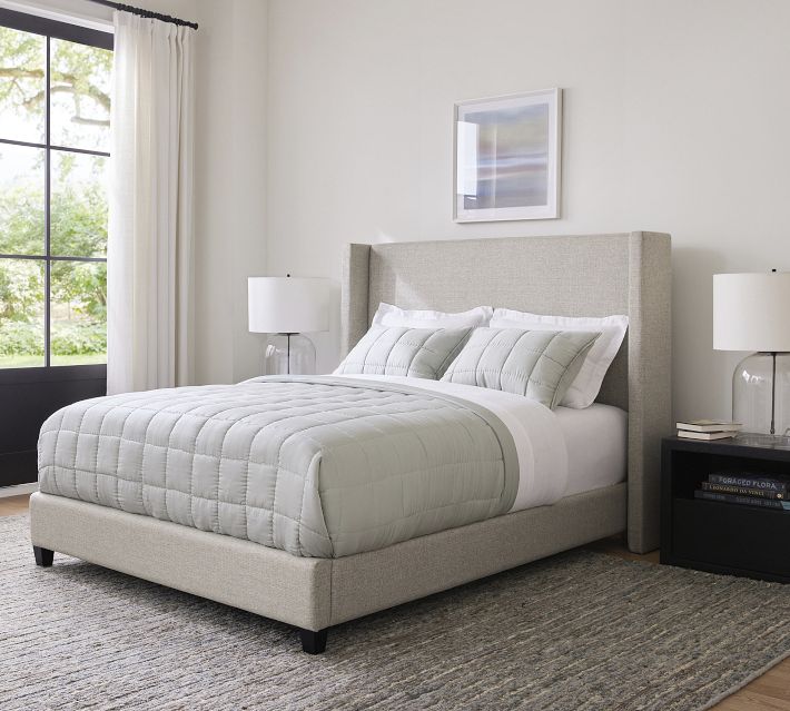 Chesterfield Tufted Upholstered Bed | Pottery Barn