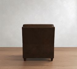 James Square Arm Leather Recliner