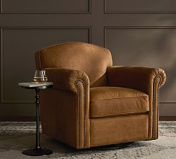 Harrington Leather Swivel Chair