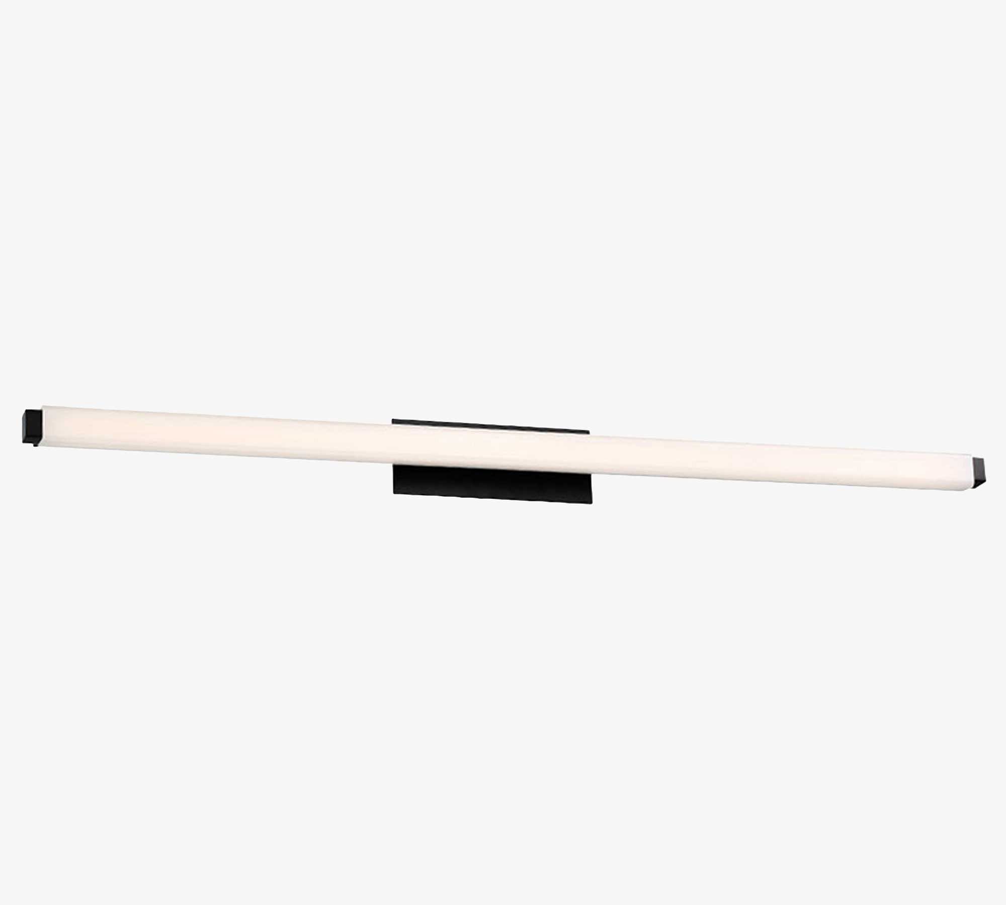 Open Box: Holten Single Sconce (36") - Black by Pottery Barn