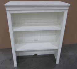 Open Box: Aubrey Modular Media Hutch (36"W x 48"H) - Dutch White