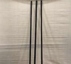 Open Box: Big Sky Curtain Rod (166"-240", 1.25" Diam) - Hammered Iron