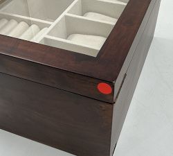 Open Box: Burlwood Jewelry Armoire