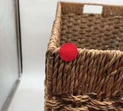 Open Box: Capitola Basket, X-Large Rectangle Basket (24"W x 22"H) - Natural