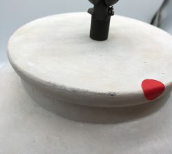 Open Box: Faris Ceramic Table Lamp Base (21") - Ivory