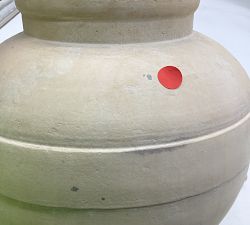 Open Box: Faris Ceramic Table Lamp Base (21") - Ivory