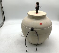 Open Box: Faris Ceramic Table Lamp Base (21") - Ivory