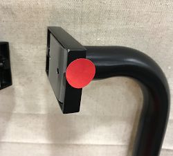 Open Box: Hidden Connection Room Darkening Curtain Rod, 96" - 120", 1.25" Diam. - Antique Bronze