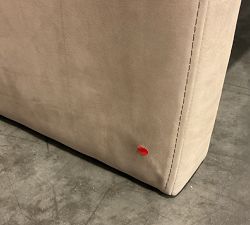 Open Box: Max Leather Bench - Nubuck Sand