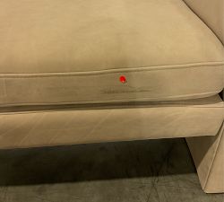 Open Box: Max Leather Bench - Nubuck Sand