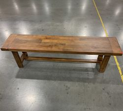 Open Box: Reed Dining Bench (68"L x 15"W) - Antique Umber