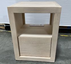 Open Box: Cayman Charging Nightstand (16") - Biscotti