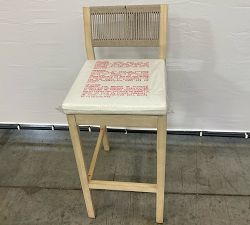 Open Box: Indio Coastal Outdoor Bar Stool (30") - Oat Rope &amp; Biscotti