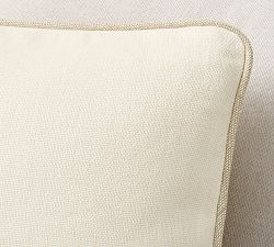 Everyday Linen Piped Pillow Cover