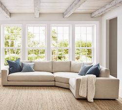 Carmel Lounge 3-Piece Wedge Sectional (128"&ndash;134")