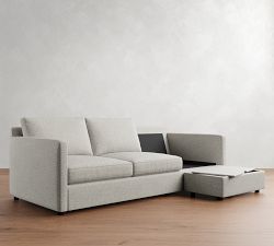 Pacifica Slim Arm Reversible Chaise Sectional (78"&ndash;88")