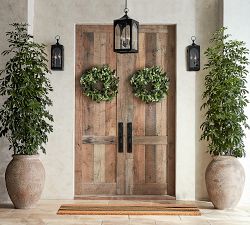 Caleb Outdoor Metal Lantern Sconce (20")
