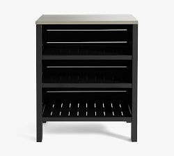 Malibu Metal Outdoor Kitchen Convertible Refrigerator Cabinet (29")