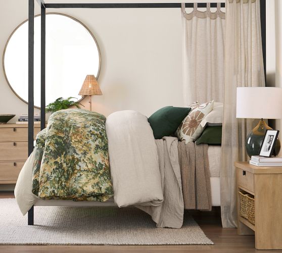Greenwood Percale Duvet Cover by Pottery Barn