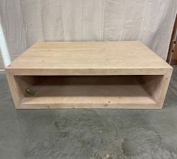 Open Box: Folsom Rectangular Grand Coffee Table (60") - Desert Pine
