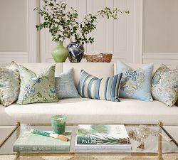 Kravet Rose Toile Reversible Pillow Cover