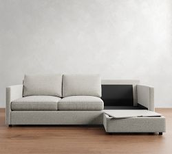 Pacifica Slim Arm Reversible Chaise Sectional (78"&ndash;88")