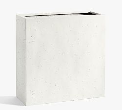 Open Box: Mission Square Planter, Tall Box (31.5" W x 31.5" H) - White