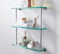Linden Triple Glass Shelf (24")