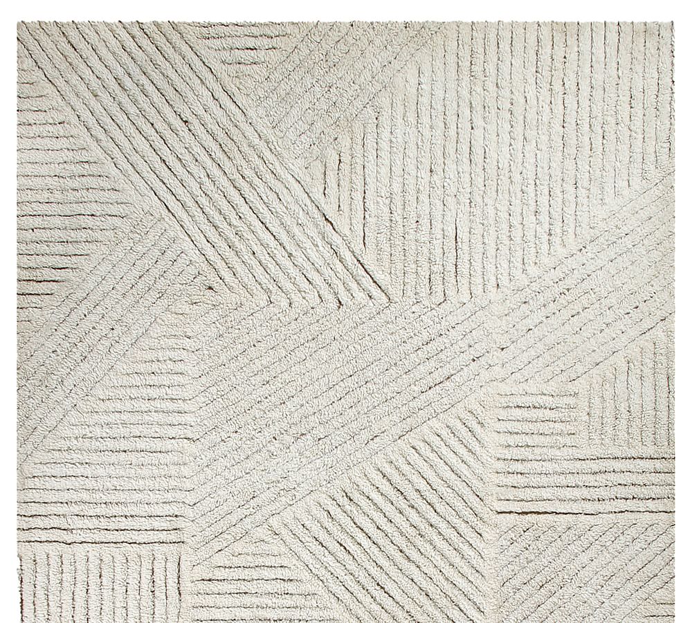 Lorena Canals Almond Valley Washable Wool Rug by Pottery Barn