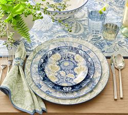 Kravet Jardin Stoneware Appetizer Plates -  Mixed Set of 4