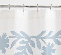 Lilo Cotton Shower Curtain