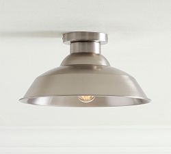 Wright Metal Indoor/Outdoor Flush Mount (12'')