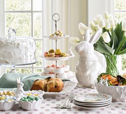 Botanical Bunny Cotton Tablecloth