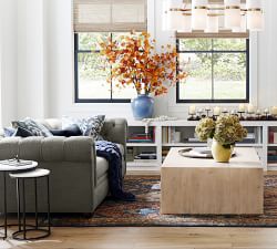 Delaney Round Marble Nesting End Tables