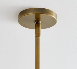 Manor Glass Tapered Indoor/Outdoor Pendant (18")