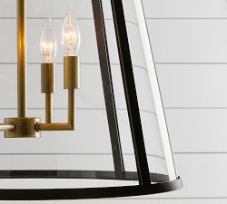 Manor Glass Tapered Indoor/Outdoor Pendant (18")