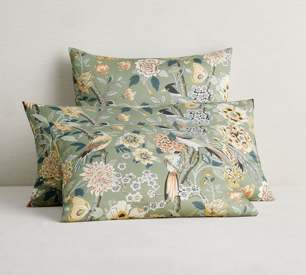 Bloom Floral Sateen Sham by Pottery Barn