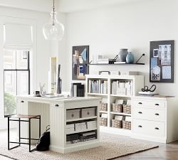 Linen Home Office Pinboard - Charcoal