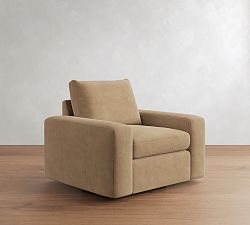 Sierra Leather Swivel Chair