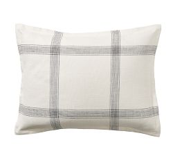 Windowpane Cotton Sham